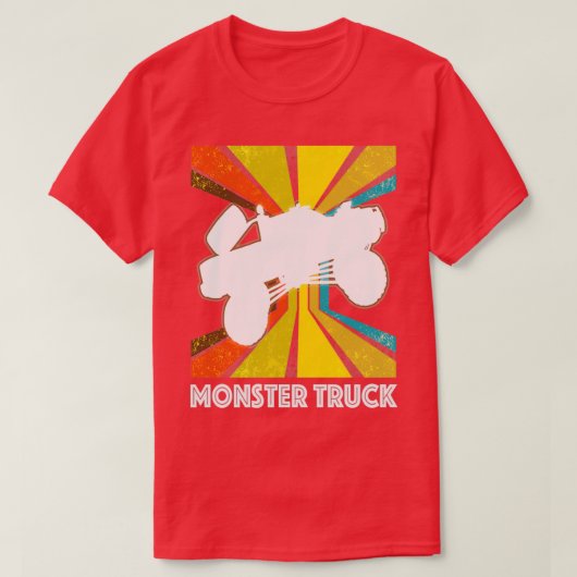  Stripe Monster Size Truck Car RC Radio Con T-shirt (Design voorkant)