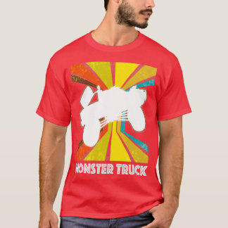  Stripe Monster Size Truck Car RC Radio Con T-shirt