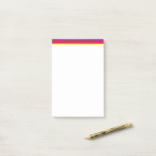 Stripe Notities Post-it® Notes (Op bureau)