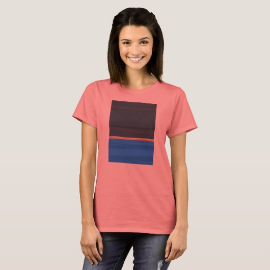 Stripe Oranje T-shirt (Voorkant volledig)