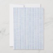 Stripe Persoonlijke notiecard Notitiekaartje (Achterkant)