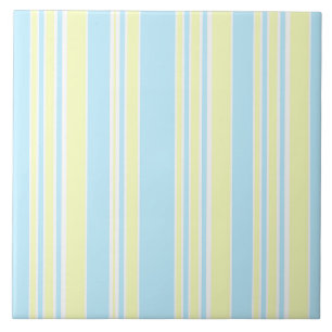 Stripe Print Ceramic Tile Tegeltje