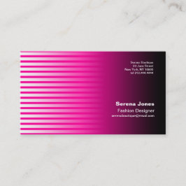 Stripe Roze Visitekaartje