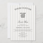 Stripe Sage Bachelorette Party Weekend Kaart (Voorkant)