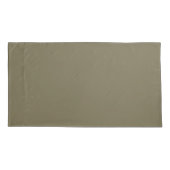 Stripe sierlijke bloemen stoffige fawn achtergrond kussensloop (Achterkant-Links)