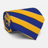 Stripe Stropdas van Blue and Gold University (Opgerold)