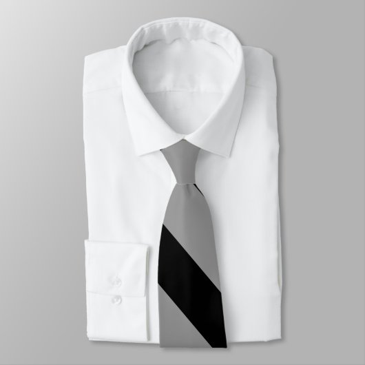 Stripe Stropdas van de Silver- en Black University (Gebonden)