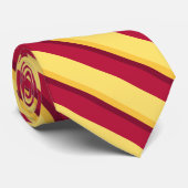 Stripe Stropdas van de Universiteit van Cardinaal (Opgerold)