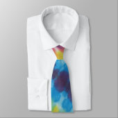 Stripe Tie Dye Necktie Stropdas (Gebonden)