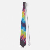 Stripe Tie Dye Necktie Stropdas (Voorkant)