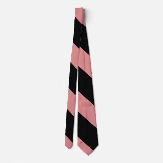 Stripe universiteit van Black and Pink Broad Stropdas (Achterkant)