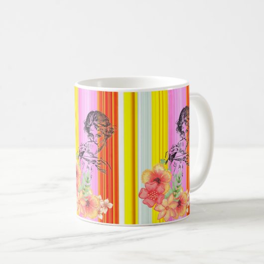 Stripe Victoriaans Mok (Voorkant rechts)