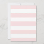 Stripe Vrijgezellenfeest Uitnodiging (Achterkant)