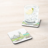 Stripe Vuurtoren Onderzetters (Rechterzijde)