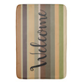 Stripe Welcome Mat Kies uw maat (Voorkant Verticaal)