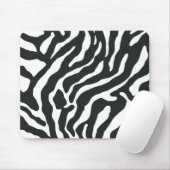 Stripe Zebra Print Reto Muismatten (Met muis)