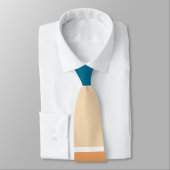 Striped 70s 80s Retro Stripes Patroon Stropdas (Gebonden)