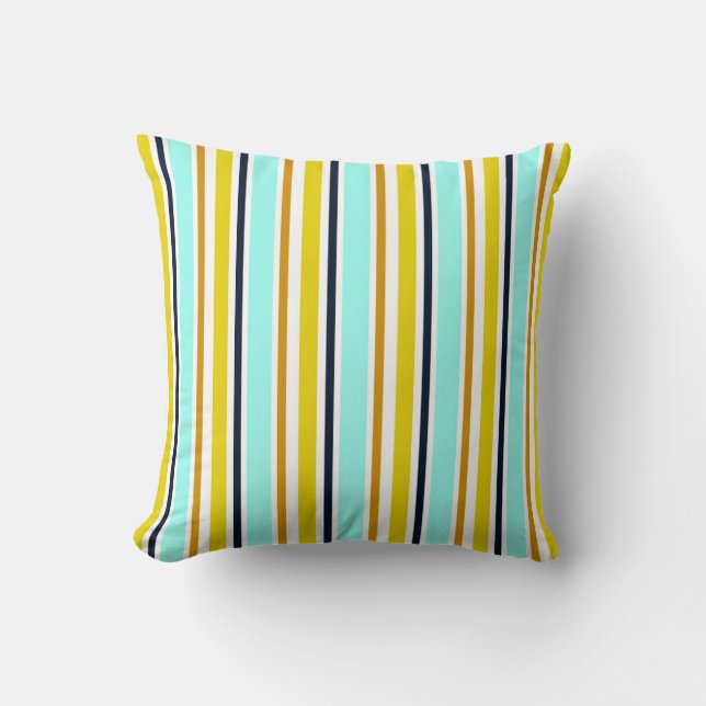 Striped abstract background with color stripes. Vi Kussen (Voorkant)