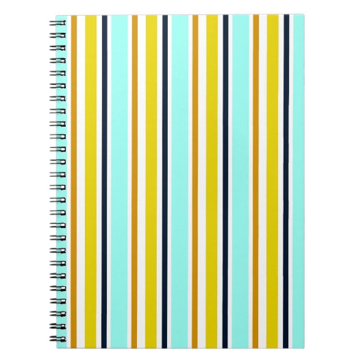 Striped abstract background with color stripes. Vi Notitieboek (Voorkant)
