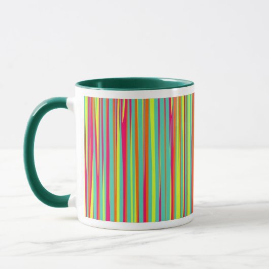 Striped Abstract ontwerp Mok (Links)