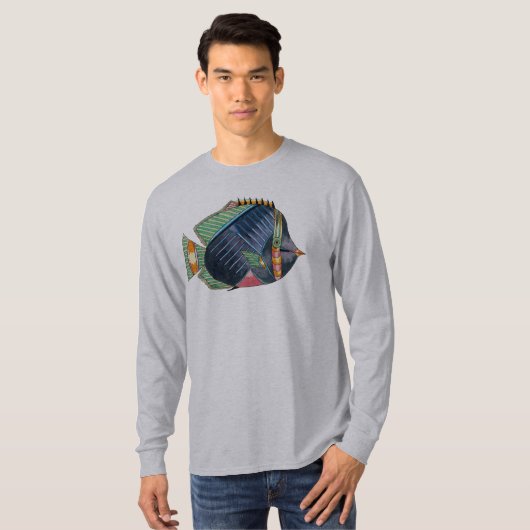 Striped Angel Fish T-shirt (Voorkant volledig)