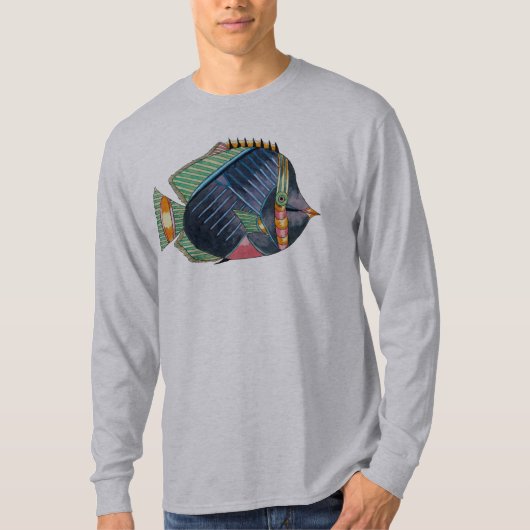 Striped Angel Fish T-shirt (Voorkant)