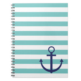 Striped ankernotebook notitieboek
