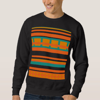 Striped Aztec Sweatshirt