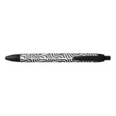 Striped B&W  Zwarte Inkt Pen (Achterkant)