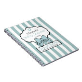 Striped Baby shower Guest Book- Notitieboek (Rechterzijde)