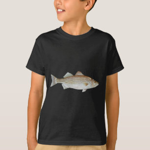 Striped Bass Art T-shirt