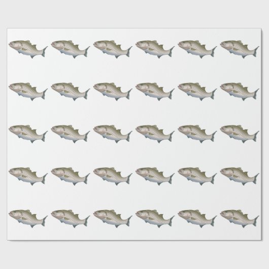 STRIPED BASS CADEAUPAPIER (Vlak)