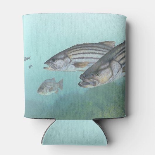 Striped Bass Gevist Blikjeskoeler (Achterkant)