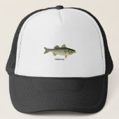 Striped Bass Logo Trucker Pet (Voorkant)