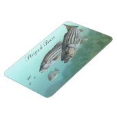 Striped Bass Painting Magnet Magneet (Linkerzijde)