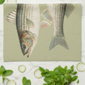 Striped Bass Twins Towel Theedoek (Gevouwen)