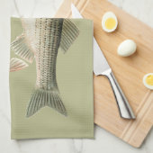 Striped Bass Twins Towel Theedoek (Quarter Fold)