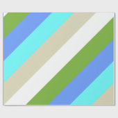 Striped Beach Colors of Sint Maarten Cadeaupapier (Vlak)