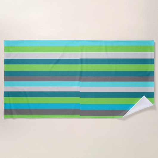 Striped Beach Towel Strandlaken (Voorkant)