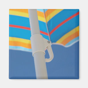Striped Beach Umbrella Magneet