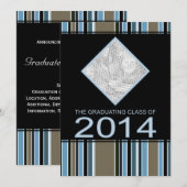 striped bekendmaking afstuderen 2013 kaart (Voorkant / Achterkant)