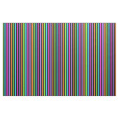 Striped Black en Multicolor Stof (Yard (91,4 cm))