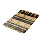 Striped Black en Roos Gold Badmat (Gekanteld)