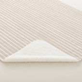 Striped blanket sherpa deken (3/4)