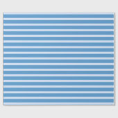 Striped Blue Cadeaupapier (Vlak)