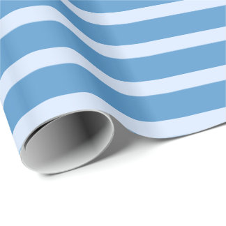 Striped Blue Cadeaupapier