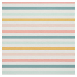 Striped Boho Rainbow Pastels Fabric Stof