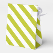 Striped Chartreuse Bedankdoosjes (Achterkant)