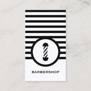 Striped Chic Barbershop Visitekaartje