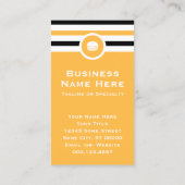 Striped Chic Hamburger Visitekaartje (Achterkant)